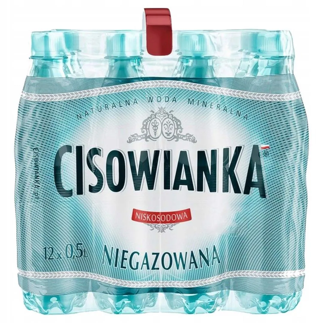 Cisowianka Naturalna woda mineralna niegazowana niskosodowa 500 ml x 12 sztuk
