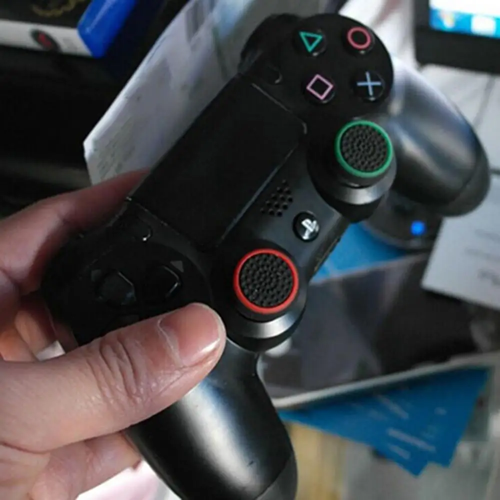 4 Uds controlador pulgar silicona Stick Grip Cap cubierta para ONE 360 accesorios de juego para controladores PS3 coloridos