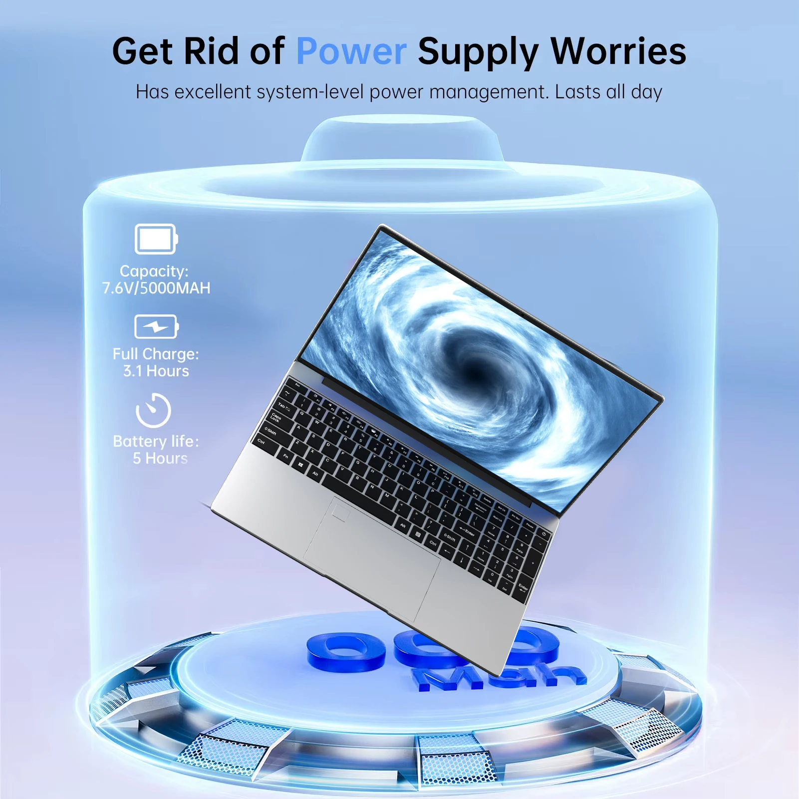 15.6" Laptop Computer Intel Celeron N5095 Notebook PC Gamer 32GB RAM 1TB SSD Office Study PC Windows 11 Pro 1920*1080P Laptops