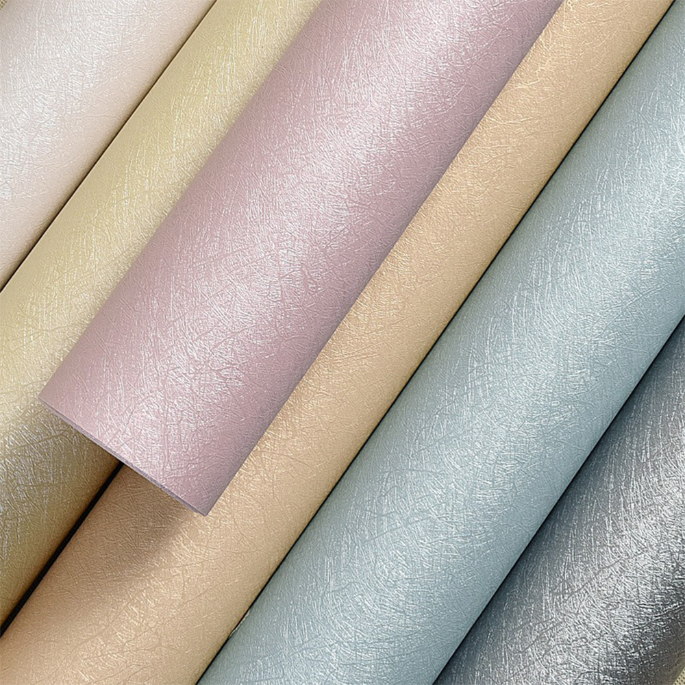 40 см шелковые однотонные самоклеящиеся обои для гостиной, спальни, настенные влагостойкие украшения, наклейки на стену для дома