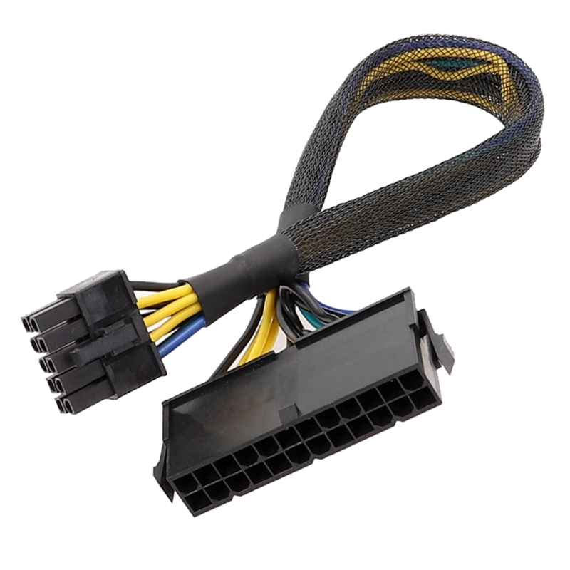 Kabel Adaptor Catu Daya F3KE ATX 24 Pin hingga 10 Pin Panjang 20cm/30cm untuk