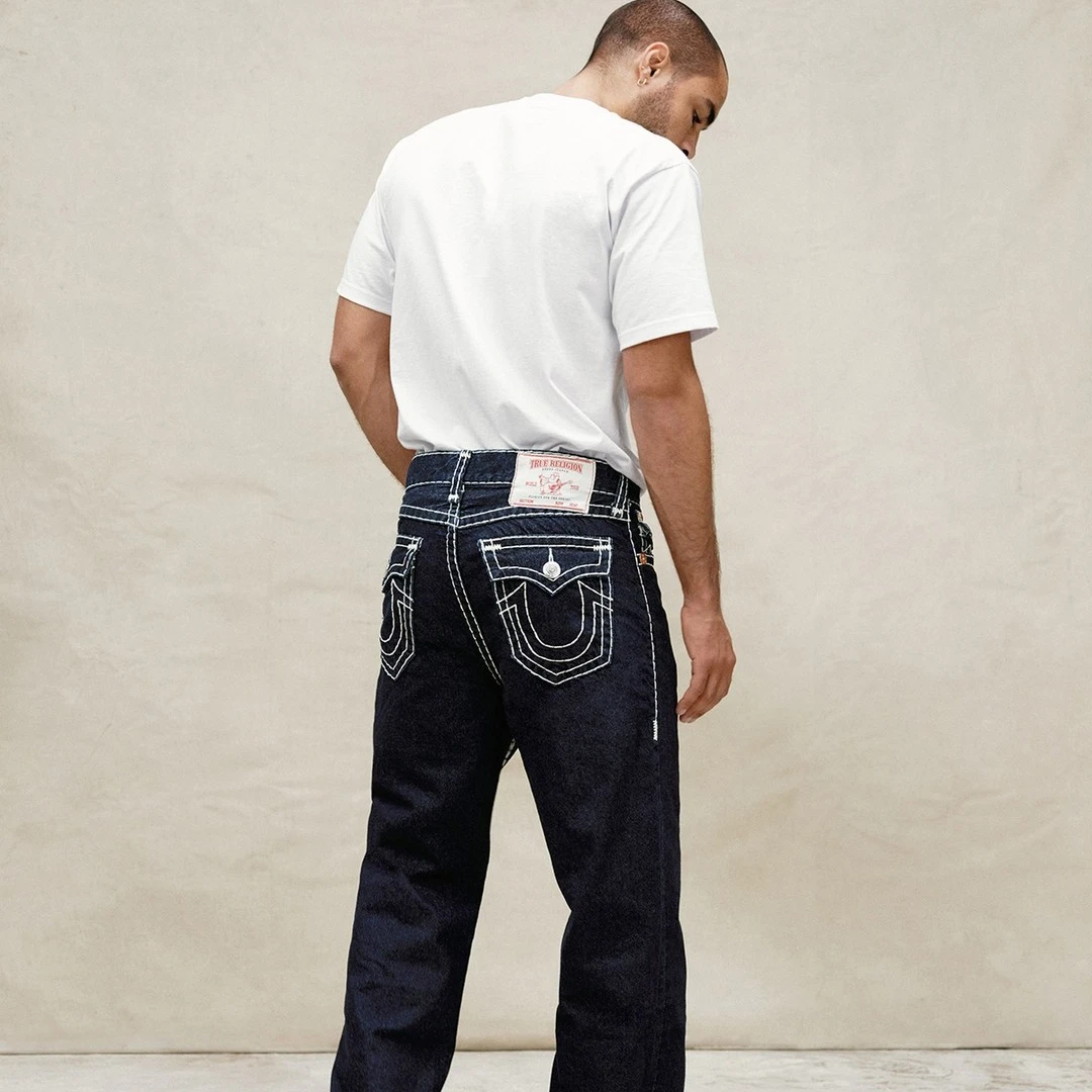 Harajuku Neue Buddha Y2k Jeans Hohe Taille Gerade Bein Breite Bein Baggy Jeans Denim Schwarz Cargo Hosen Gothic Männer Kleidung