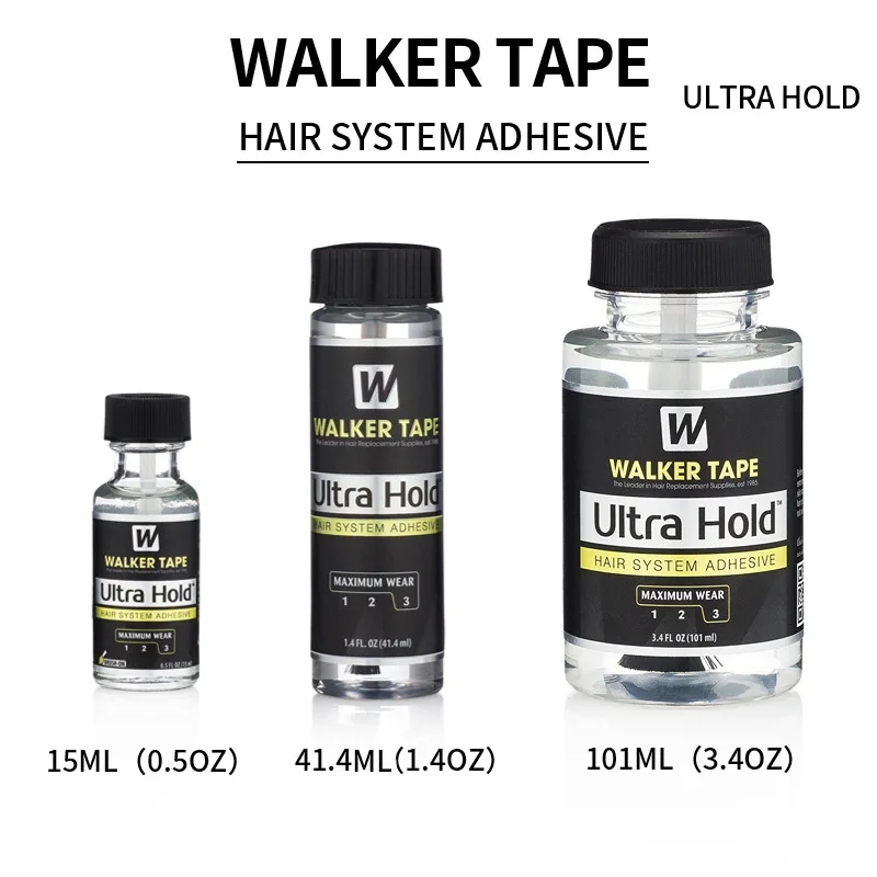 Ultra Hold Hair System Adhesive & 4oz C22 Solvent Wig Glue Remover do koronkowych peruk z zamknięciem peruki