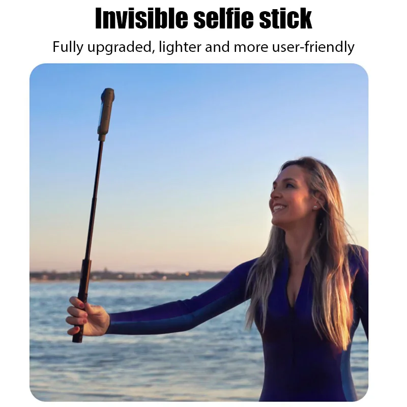Insta360 X3 Bullet time Selfie Stick Rotary Handle Tripod Panoramic Action Camera Invisible Stick Mobile Phone Stabilizer
