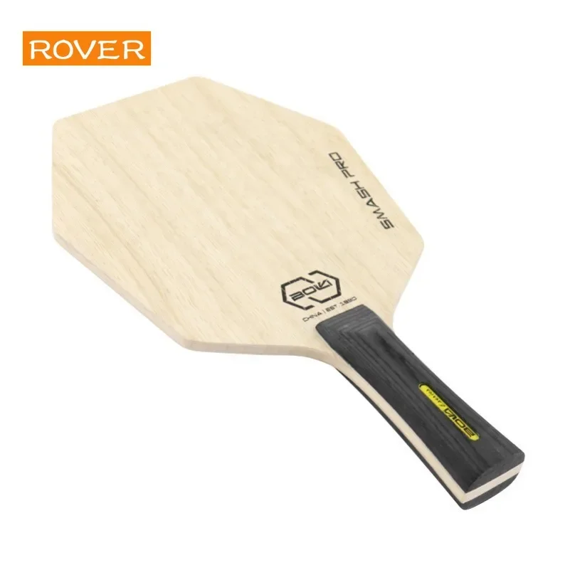 Placa Base hexagonal para bate de tenis de mesa, área de golpe más grande, hoja de madera pura, paleta profesional para entrenamiento de Ping Pong ofensivo