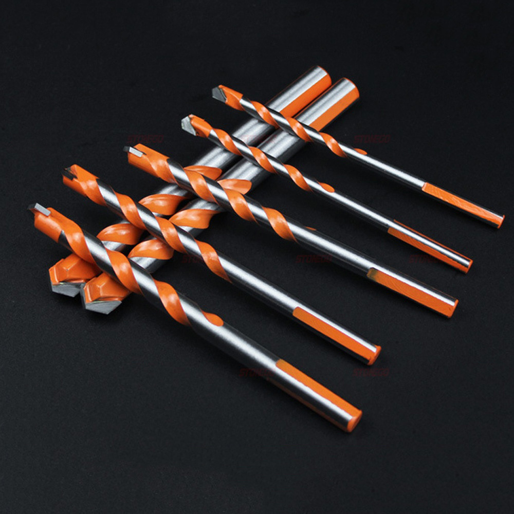 STONEGO 5PCS Multifunctional เจาะ Bits กระเบื้องเซรามิคแก้วหินอ่อนเจาะรูทํางานเลื่อยเจาะ Bits 6 มม./8 มม./10 มม./12 มม.