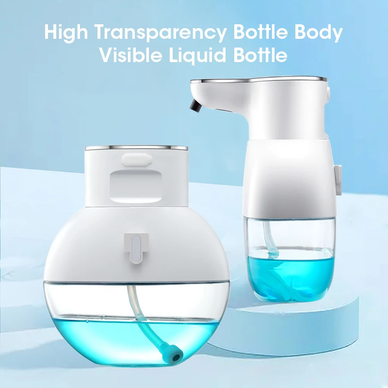 NOCCLILI Slimme Zeepdispenser 420 ml Touchless Bewegingssensor Wassen Handapparaat Wandmontage Vloeibare Zeepdispenser
