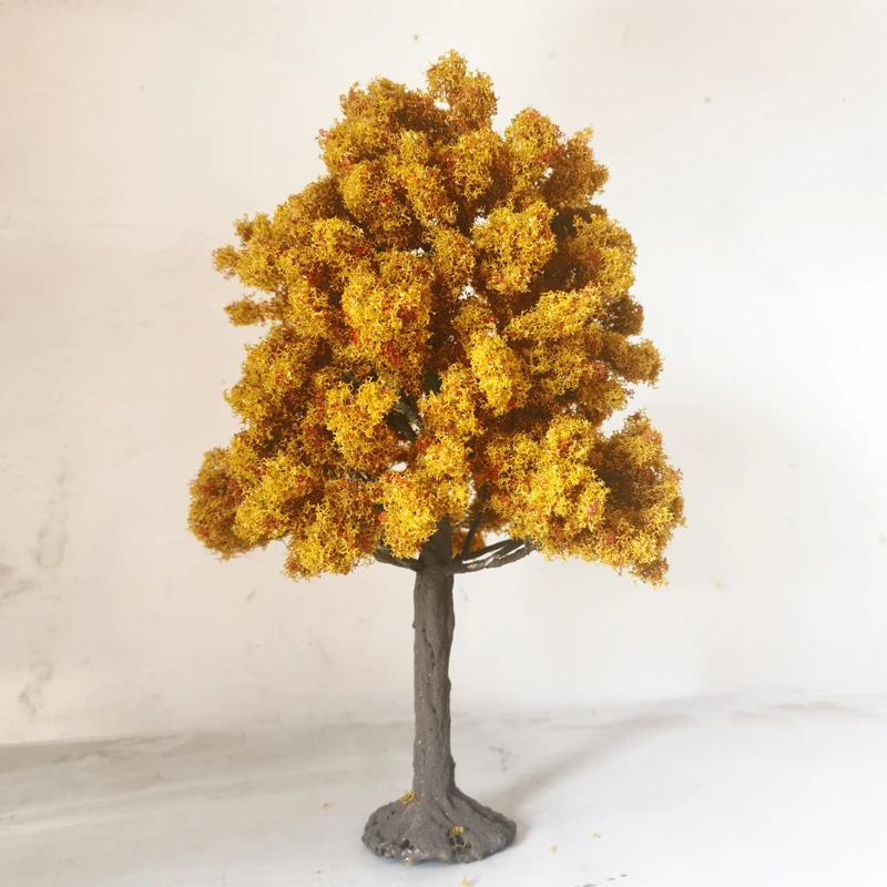 23/28cm High Qulity Handmade Model Tree Wire Trunk Tree  Simulation Green Tree Autumn dead-tree Scale Train Railroad Layout