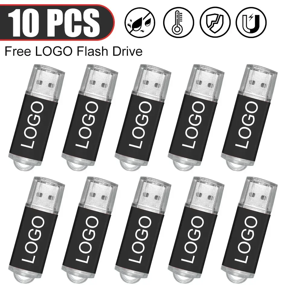 10 unids/lote Pen Drive 8GB 4GB 2GB 1GB unidad Flash USB 16GB disco Flash 128MB 256MB 512MB memoria Flash Disk