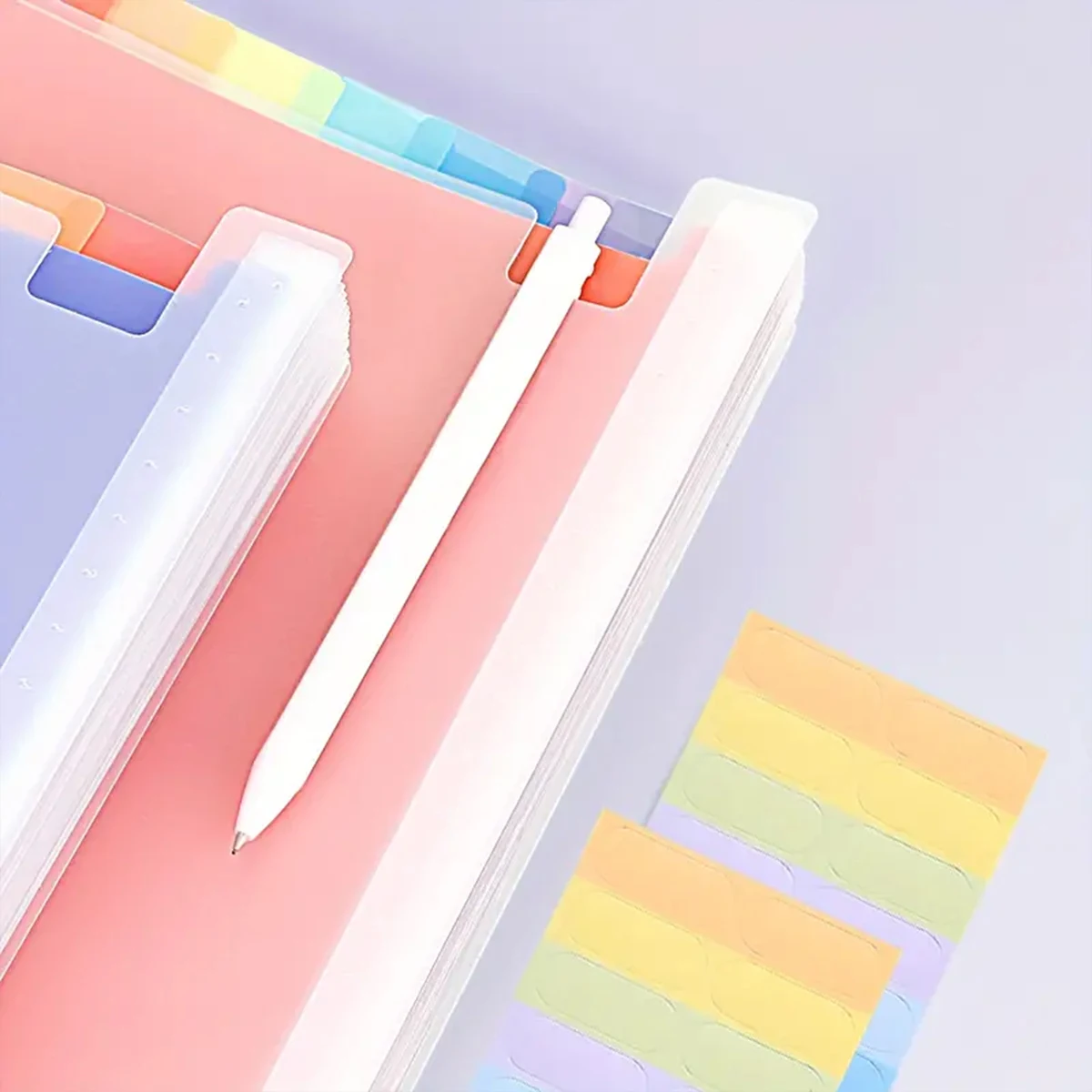 25 Layers A4 Letter Vertical Storage File Holder Rainbow Multi Layer 2000 Sheets School Office Paper Storage Organizer