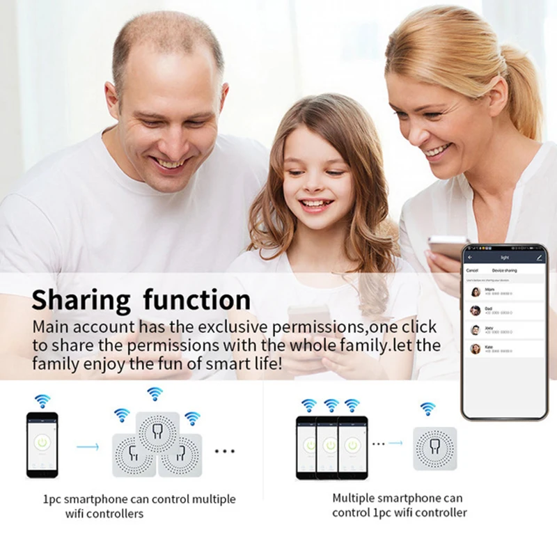 Interruptor wi-fi inteligente, módulo de interruptores de luz para casa inteligente, controle bidirecional, aplicativo cozylife, funciona com alexa, google home, alice smartthings