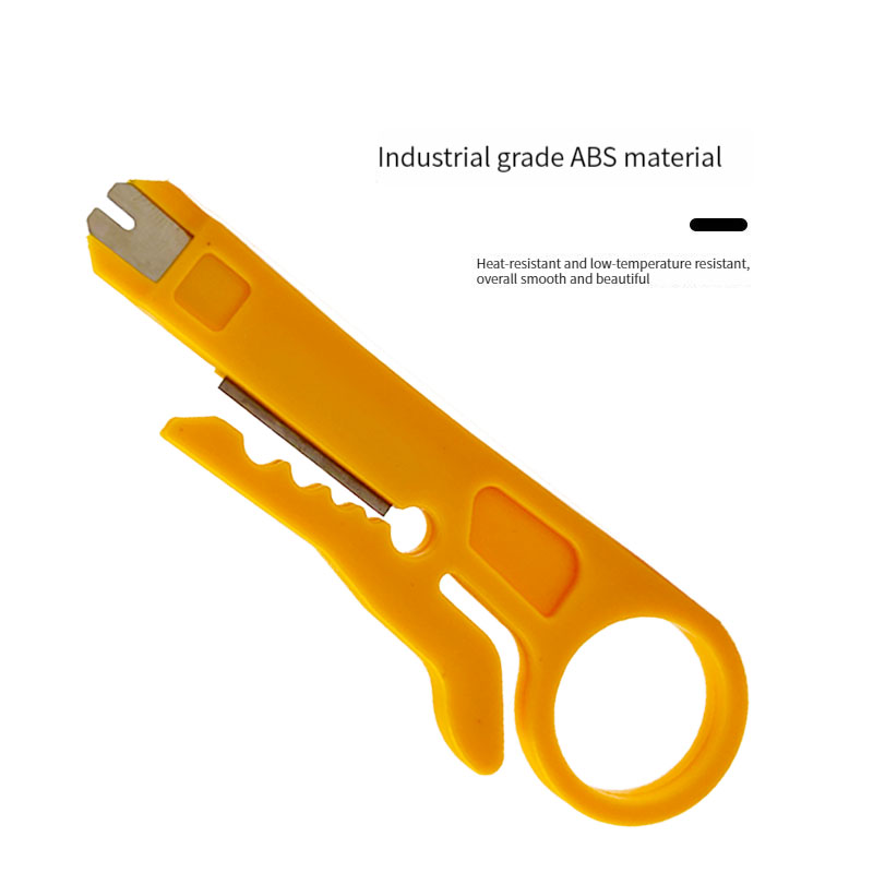 Резак для зачистки кабеля, обжимной инструмент, многофункциональный нож для зачистки, щипцы, мини-портативный электрический прямой инструмент для снятия изоляции
