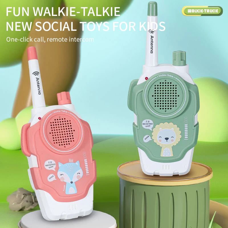 2 ชิ้น/เซ็ตเด็ก Walkie-Talkie ของเล่นเด็กปฏิสัมพันธ์ Walkie Talkies ช่วง Two WAY Receiver เด็กคริสต์มาสของขวัญ