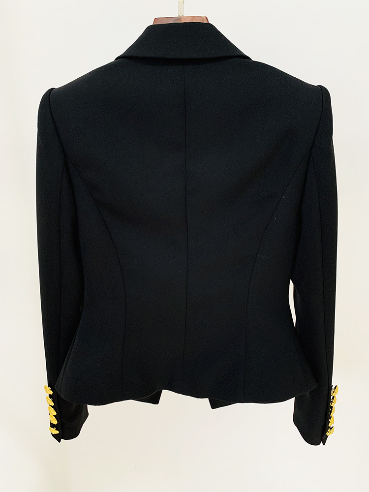 High Street neueste 2024 Designer Mode Jacke Damen schmal geschnittenen Ein knopf Revers Blazer 3 Farben