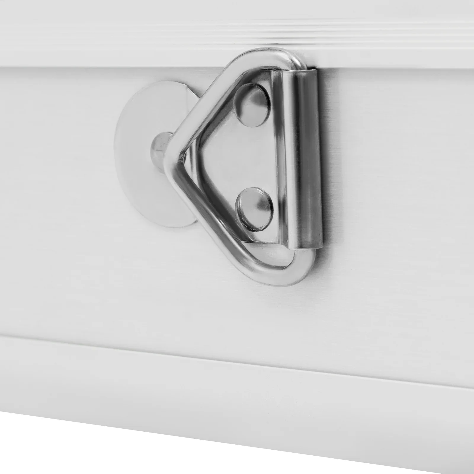 Locking Storage Box with Two 3-Digit Combination Locks, Sturdy Aluminum Alloy and MDF Construction, Spacious Interior for