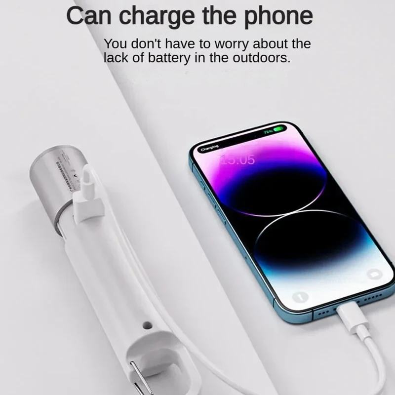 Linterna de luz fuerte Xiaomi Mijia, luz portátil para exteriores, foco Variable, lámparas de iluminación recargables multifuncionales para acampar