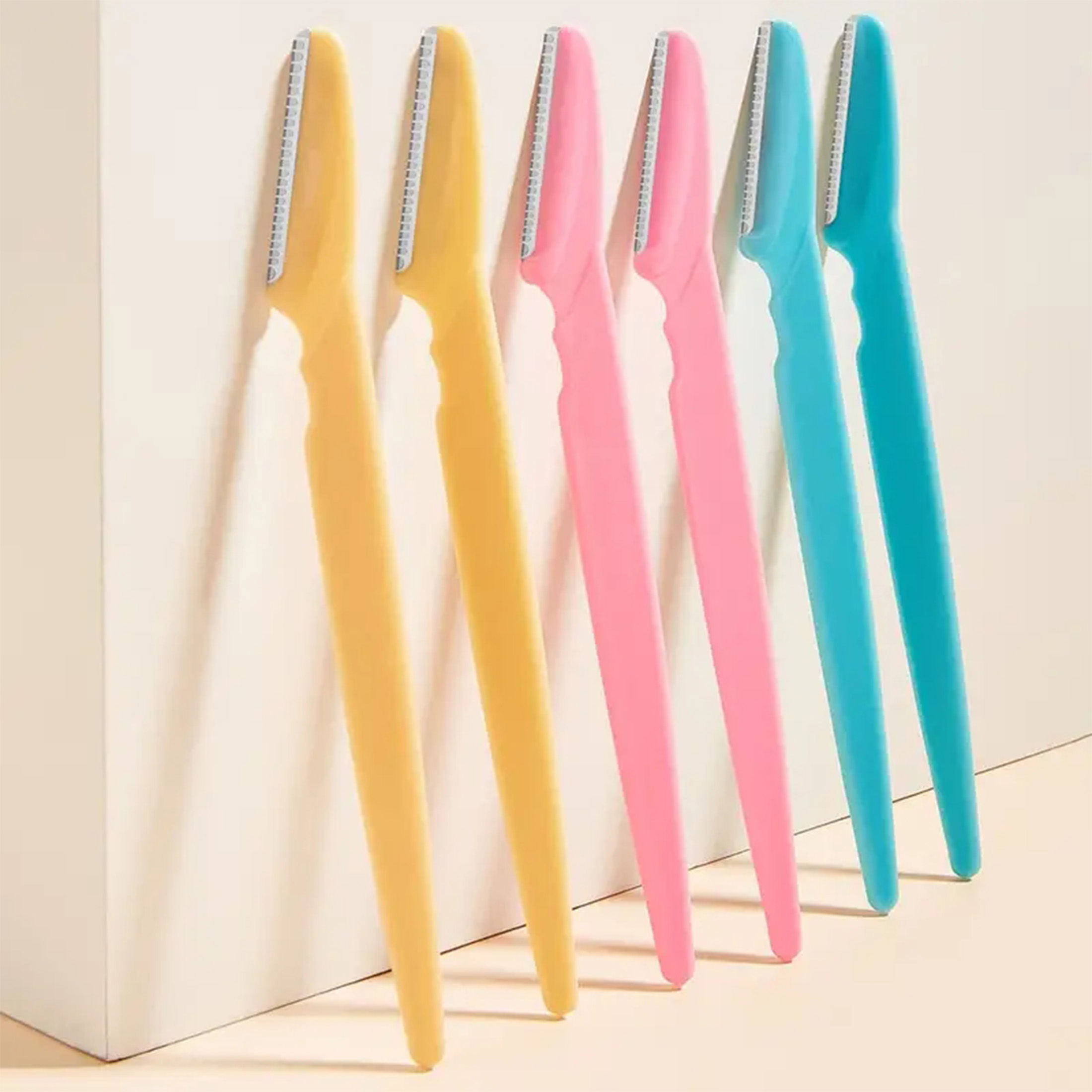 10/40Pcs Eyebrow Trimmer Face Blade Shaver Portable Eye Brow Epilation Hair Removal Safety Eyebrow Cutting Woman Makeup Tools