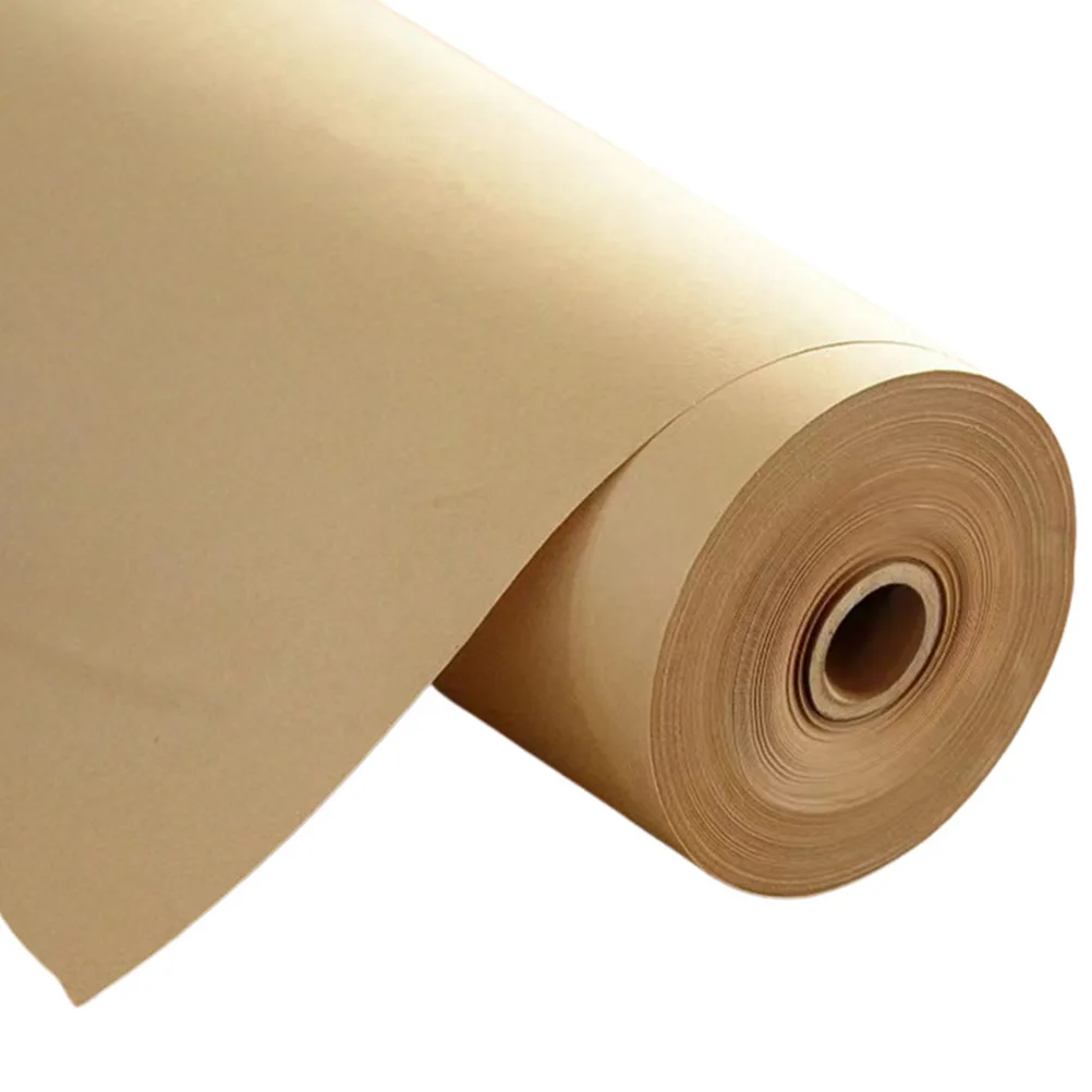 Kraft Paper Roll 100m x 30cm Wrapping Papers Packing Materials Shipping Craft Gift Brown DIY Flower Packaging