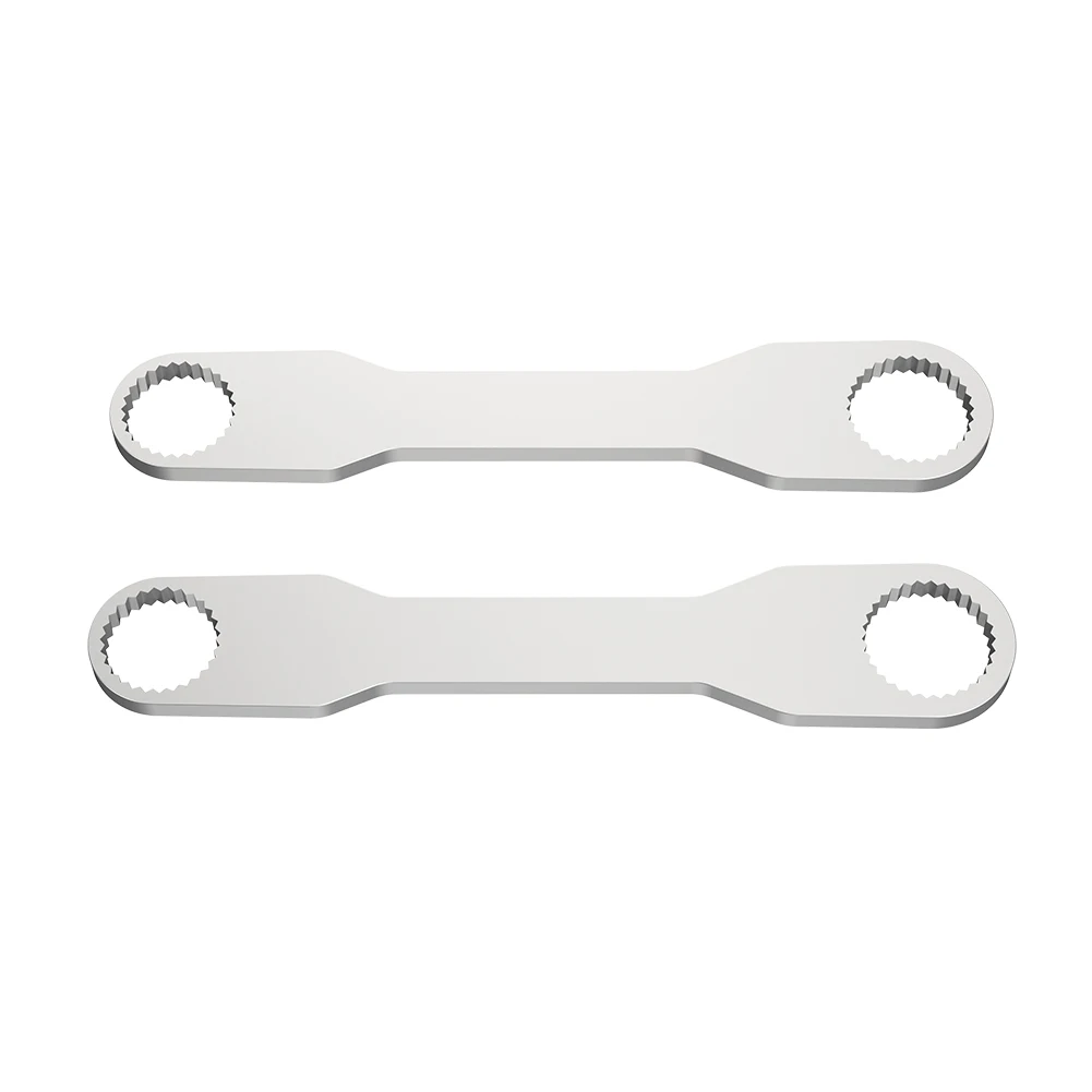 Llave de acero delgada, llave multiherramienta para anillo de engranaje Leatherman, llave de trinquete, llave de doble propósito, llaves de trinquete combinadas
