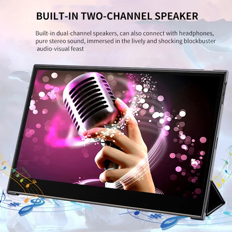 Super Thin OLED Panel FHD 1920*1080 Screen 13.3'15.6'inch Portable Gaming Monitor With TYPE HDM-i For Laptop Desktop Smart Phone