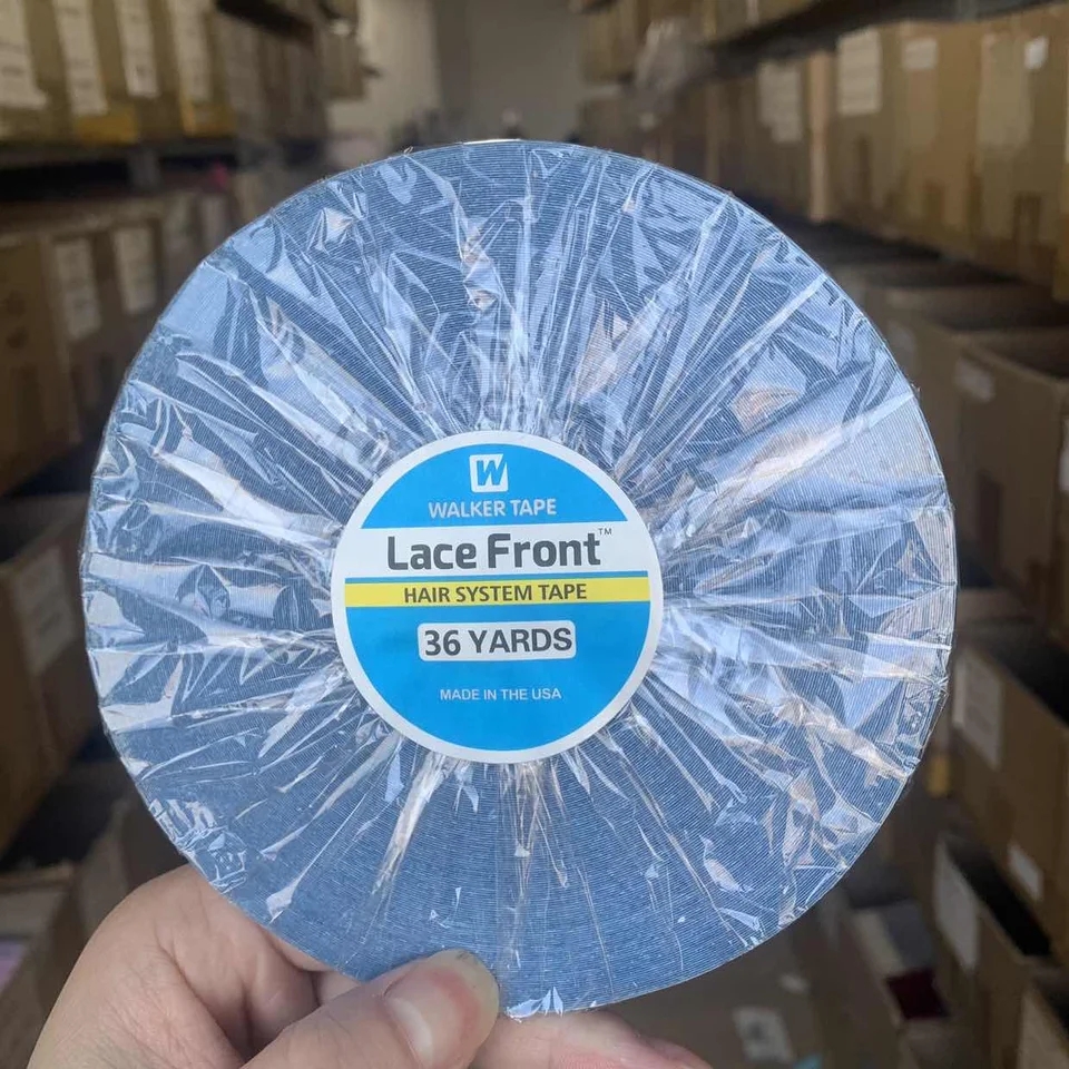 3/36 jardas peruca dianteira do laço cola fita adesiva cola para frente do laço à prova dwaterproof água fita adesiva em extensões cola de cabelo para peruca do laço