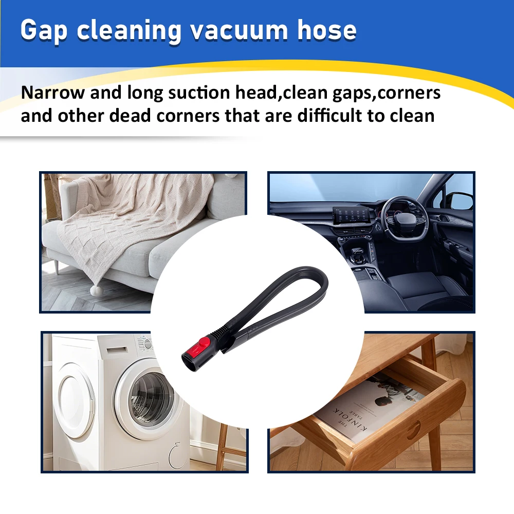 หัวดูดแบบแบนสําหรับ Dyson V7 V8 V10 V11 V12 V15 หุ่นยนต์เครื่องดูดฝุ่นเปลี่ยนชิ้นส่วนนุ่มยืดหยุ่นเครื่องมือรอยแยก
