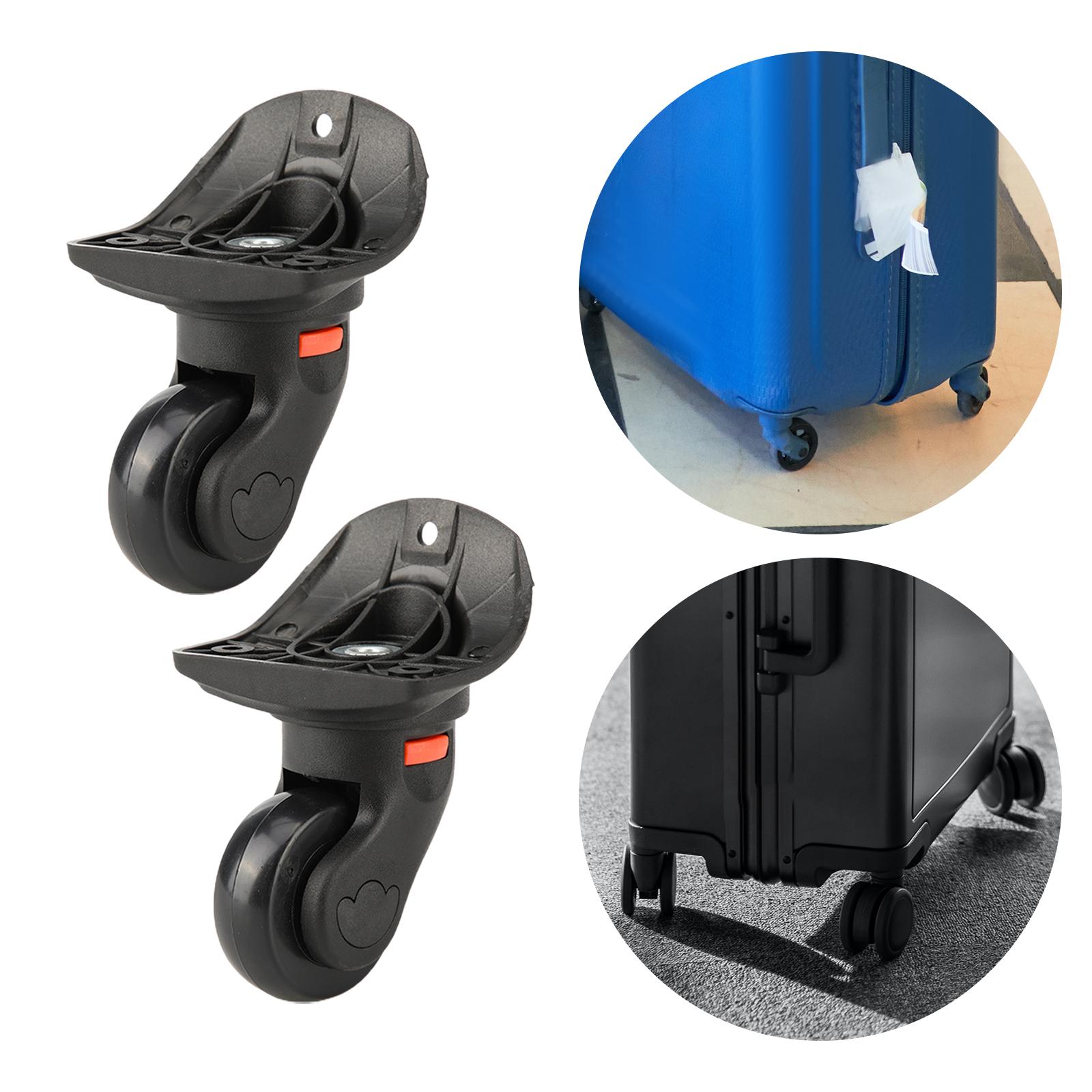 2 колеса для багажа, сверхмощные износостойкие колеса для ремонта чемодана