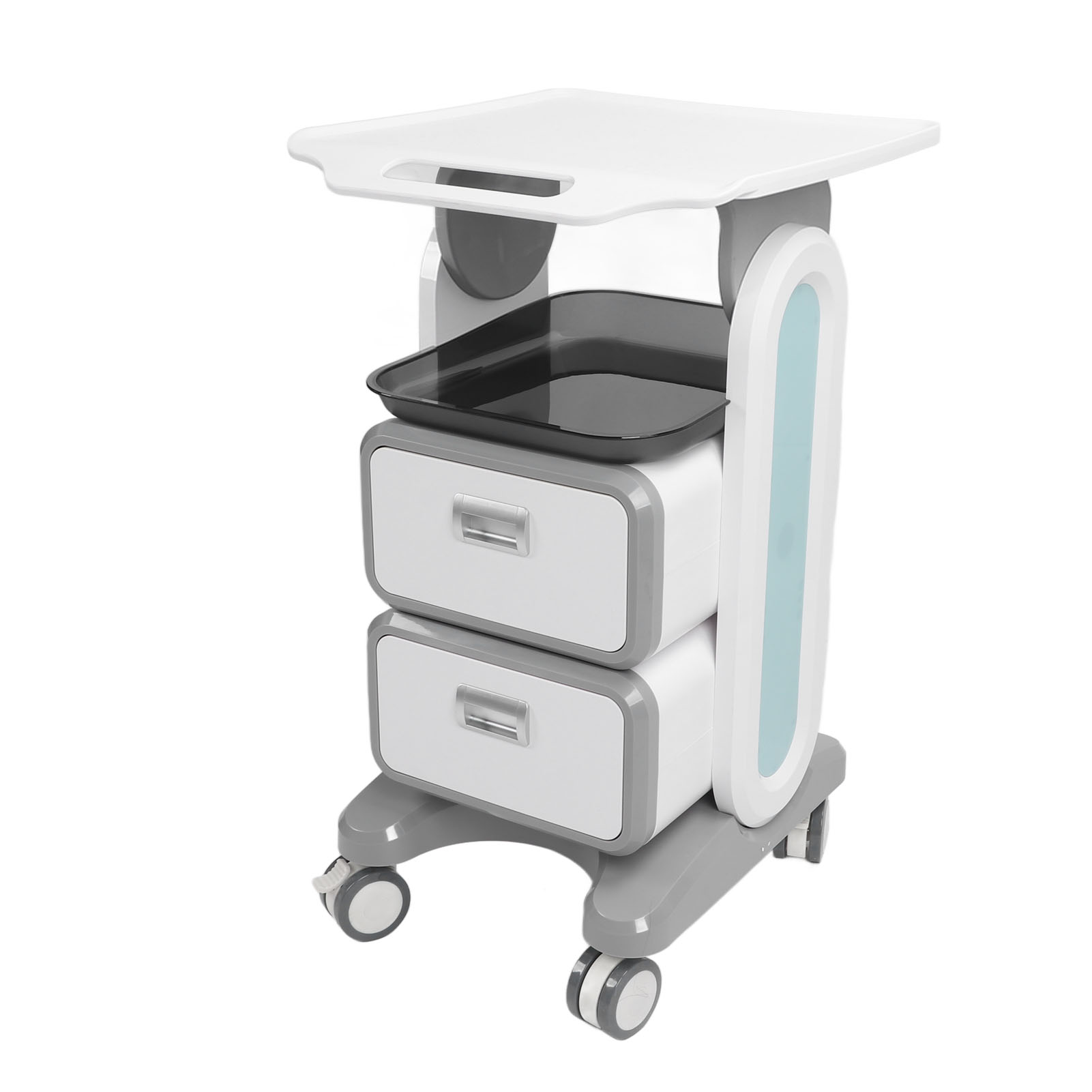 Carrello mobile Carrello multifunzionale da tavolo con doppio cassetto allargato per carrello con cassetti per clinica per salone di bellezza