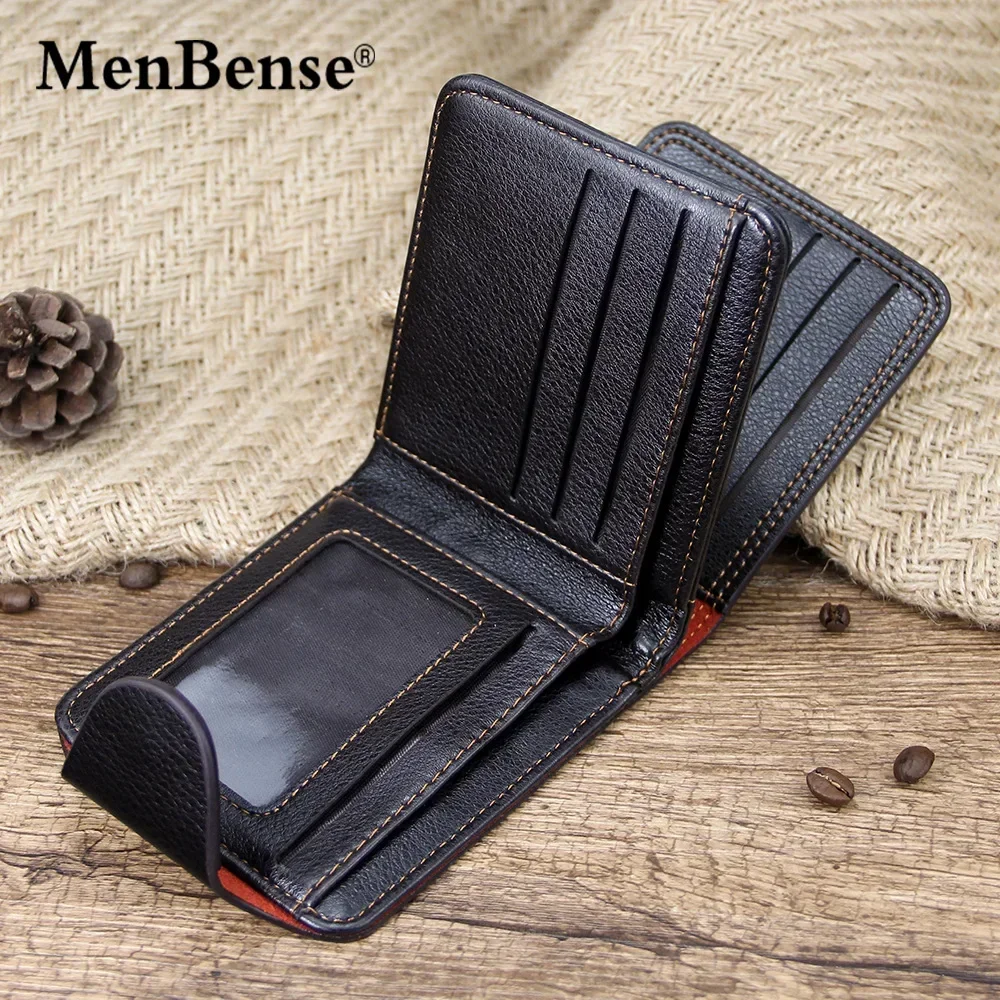 Neue Herren Brieftasche Multi-Card Space trend ige Mode lässig große Kapazität Pu Leder Cartoon kurze Geld klammer Münz geldbörse Karten tasche