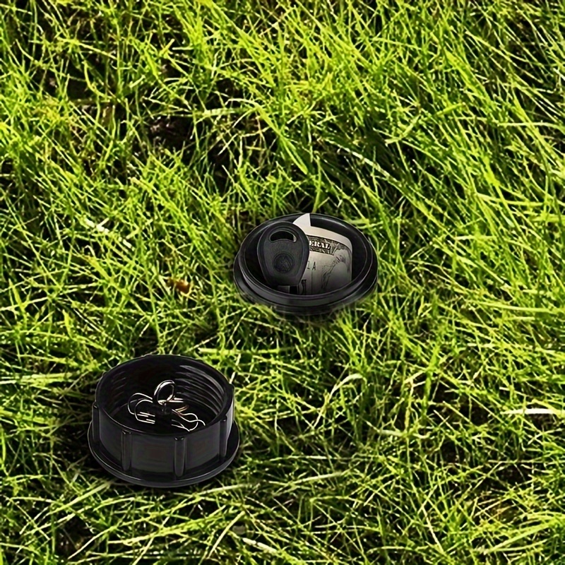 Cualquier llave oculta, segura para su dinero secreto, duradera y resistente a impactos, aspersor de jardín camuflaje para interiores y exteriores