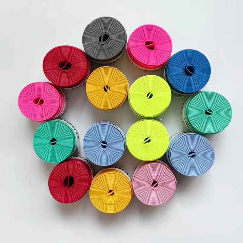 12 pçs raquete overgrip suor banda absorção tênis badminton raquete mão cola aperto de tênis pu antiderrapante overgrip varas de pesca aperto