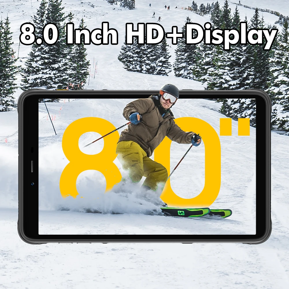 Ulefone Armor Pad Lite Tablet robusto IP68/IP69K Android Tablet, 6 GB (3 GB + 3 GB de RAM), 32 GB de ROM 13 MP câmera