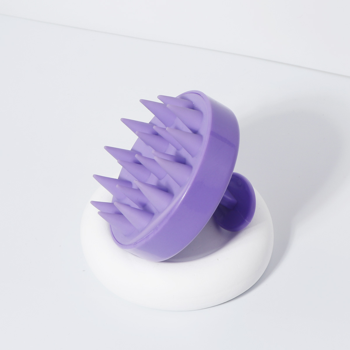 1 pz spazzola per shampoo morbida in silicone pettine per massaggio del cuoio capelluto spazzola per massaggio del corpo del cuoio capelluto completamente pulita spazzola per capelli per parrucchiere