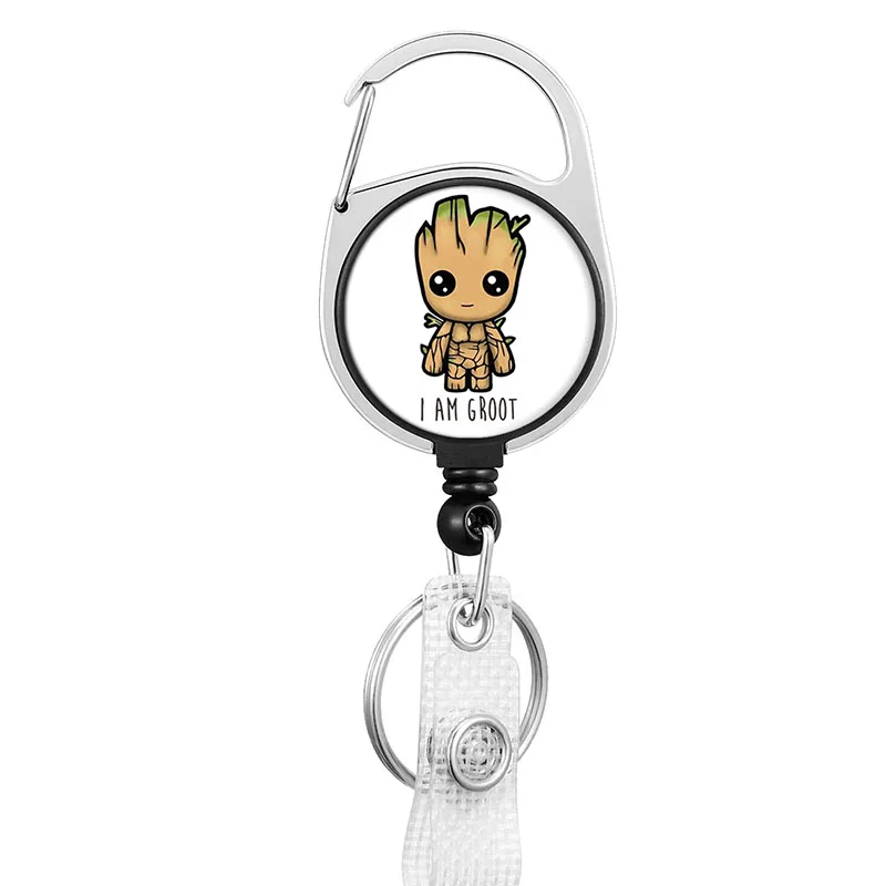 น่ารักการ์ตูนเพื่อนสไตล์ Retractable Badge Reel Key ผู้ถือพยาบาลพยาบาลอุปกรณ์สํานักงานโรงพยาบาลผู้ถือบัตรอุปกรณ์เสริม