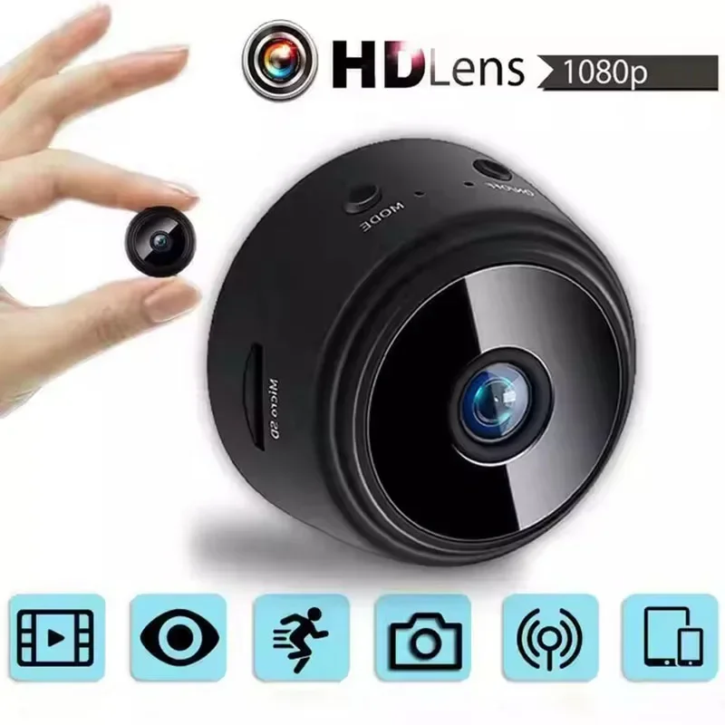 Mini cámara IP A9 1080p HD, microcámaras inalámbricas, versión nocturna, vídeo de voz, vigilancia de seguridad, cámaras Wifi, hogar inteligente