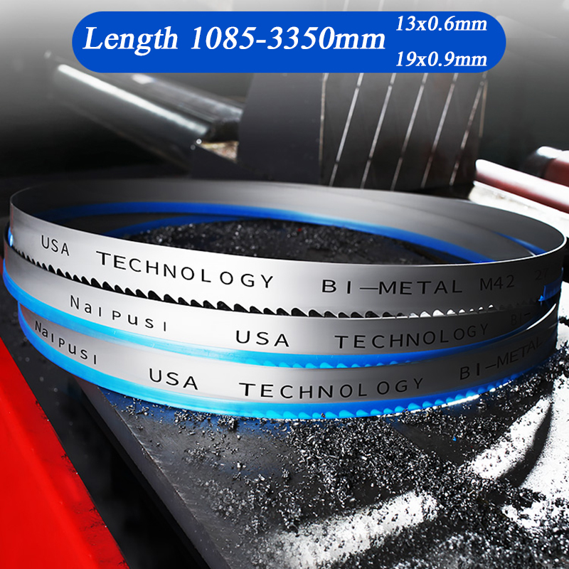 8" 9" 10" 12" 14" 16" M42 금속띠톱날 1140 1400 1640 1826 2360mm M42 듀얼 메탈 밴드 톱날.1425 1570 1790 2240 2560 2930mm 쌍금속 톱날은 금속, 경목, 플라스틱을 절단한다.13x0.6mm 띠톱날.길이를 사용자 정의할 수 있습니다.