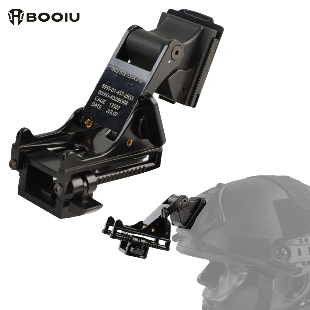 BOOIU тактический шлем, очки ночного видения, держатель для очков NVG PVS-14/PVS-7, спортивный кронштейн для крепления шлема на открытом воздухе для Fast MICH M88