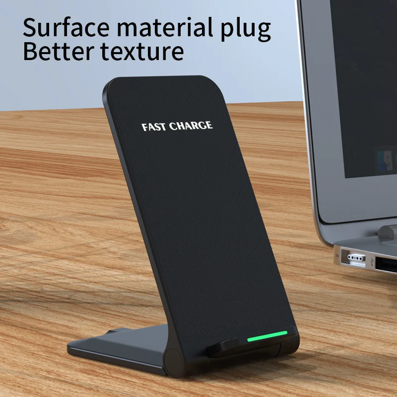 Supporto per caricabatterie wireless pieghevole da 15 W Ricarica rapida per iPhone 14 13 12 11 XS XR 8 Samsung S21 S20 S8 Caricabatterie Huawei Qucik
