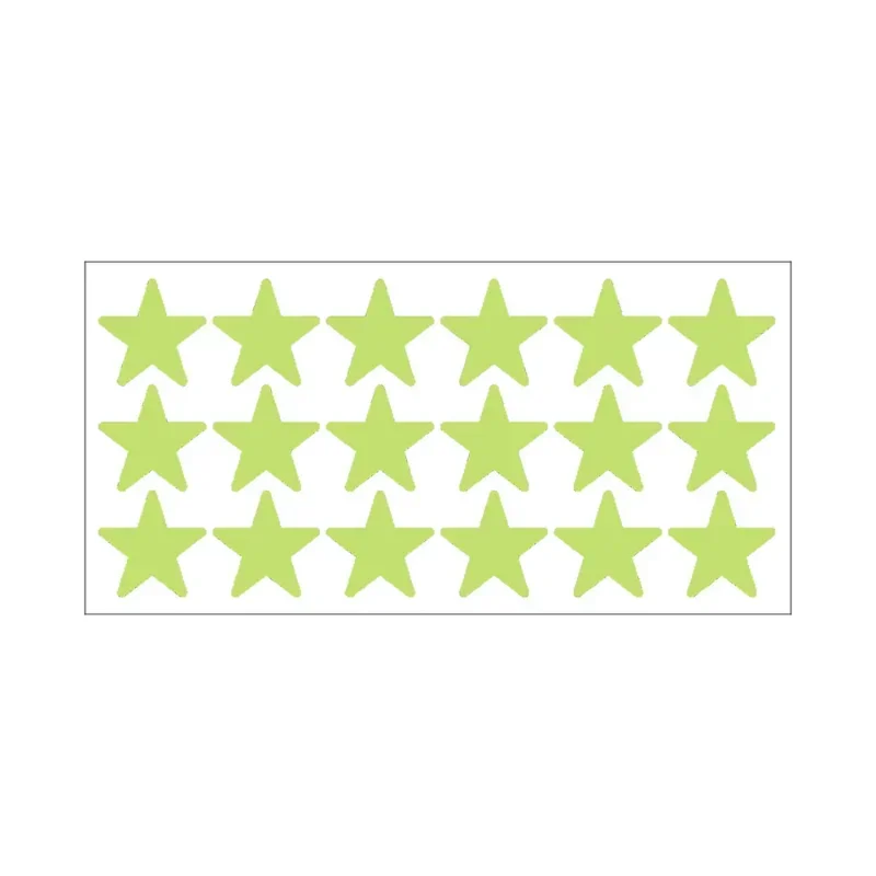 Pegatinas de pared de estrellas luminosas para habitaciones de niños, calcomanías de pared de techo de estrellas, pegatinas brillantes que brillan en la oscuridad, decoración del hogar, 2 uds.