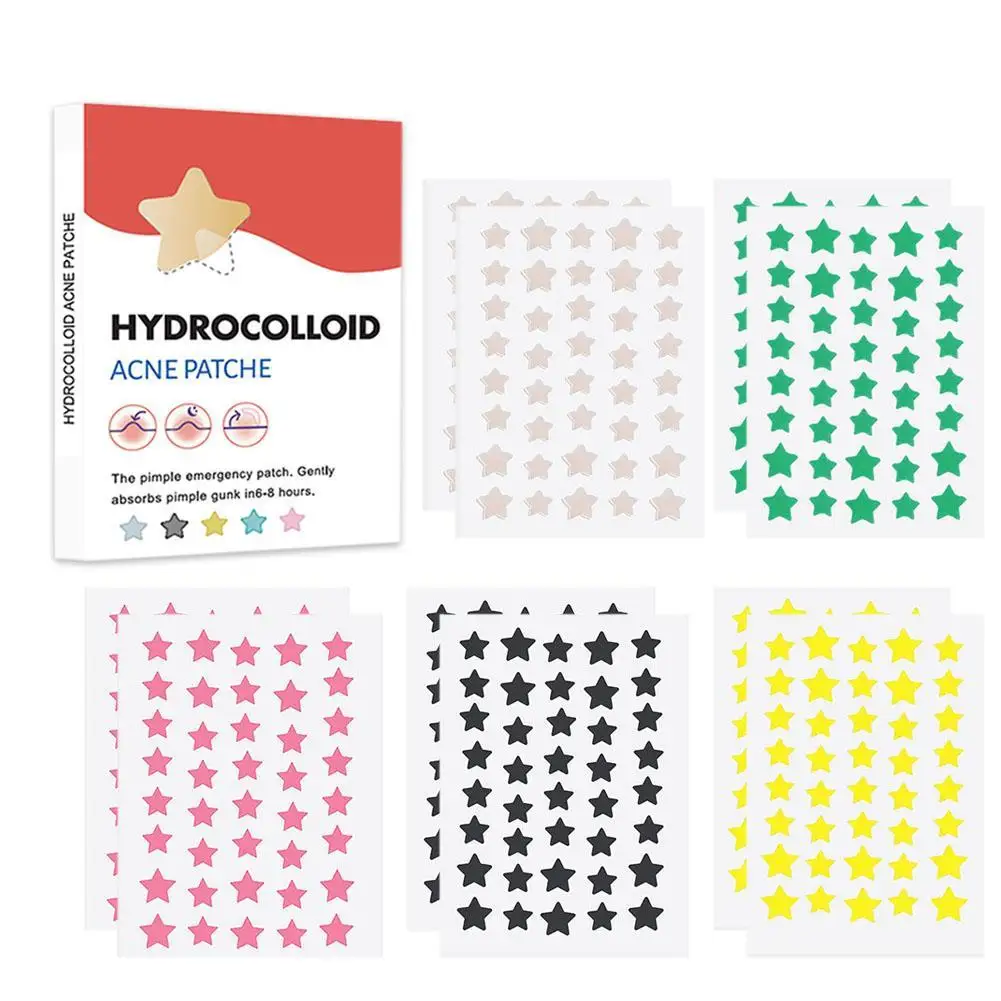200-1080Pcs Invisible Removal Pimple Anti-Acne Hydrocolloid Patches Spots Marks Concealer Waterproof Repair Sticker
