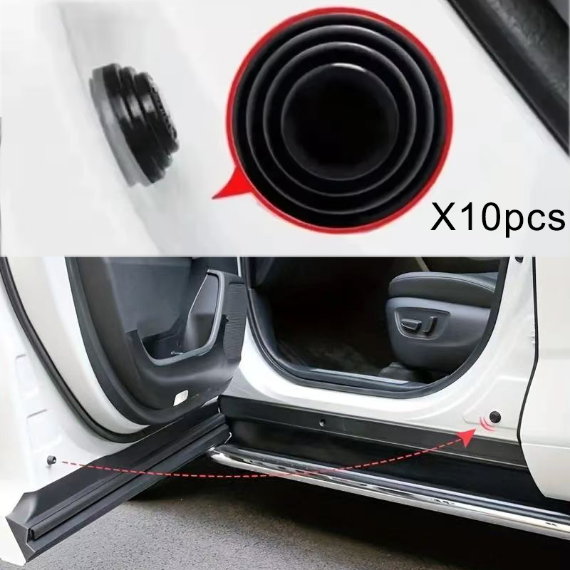10PCS Universele Anti-collision Deur Sticker Autodeur Schokabsorberende Pakking Crash Pad Schokbestendig Verdikking Kussen Sticker