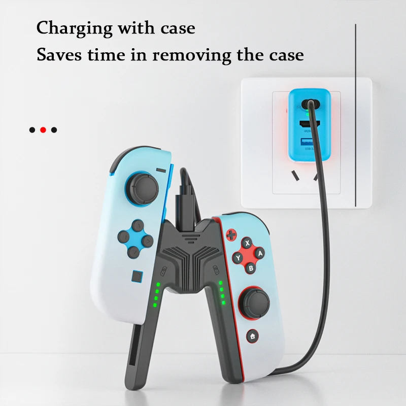 STORM WYRM Oled Joy-Con Charging Grip NS Left And Right Grip Handle Accessories NS2068