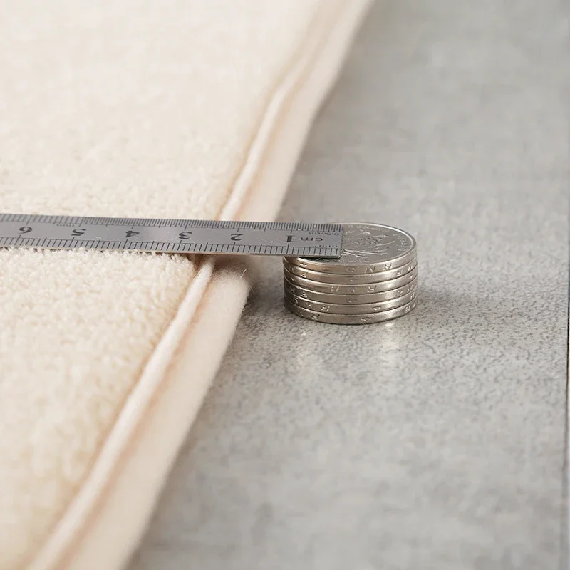 VIKAMA Ins Solid Color Carpet Living Room Coffee Table Blanket Girls Bedroom Bedside Tatami Soft Washable Rug Mat Home Decor