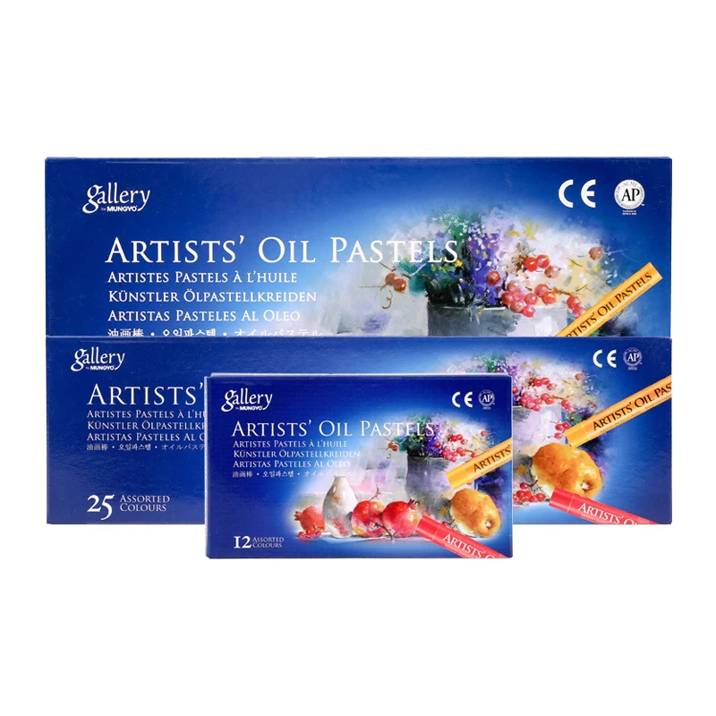 MUNGYO Artista Morbido Pastello Ad Olio Set Pittura Professionale Disegno Graffiti Art Pastelli Lavabile Non Tossico Rifornimento di Arte 12/25/50 Colori