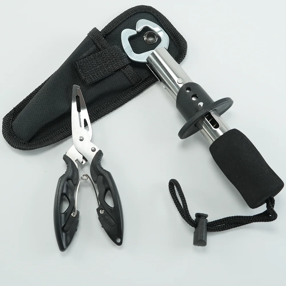 Lure pliers fish controller set, made of stainless steel with reliable quality, Fishing Pliers, Fish Lip Gripper or Fish Scale C