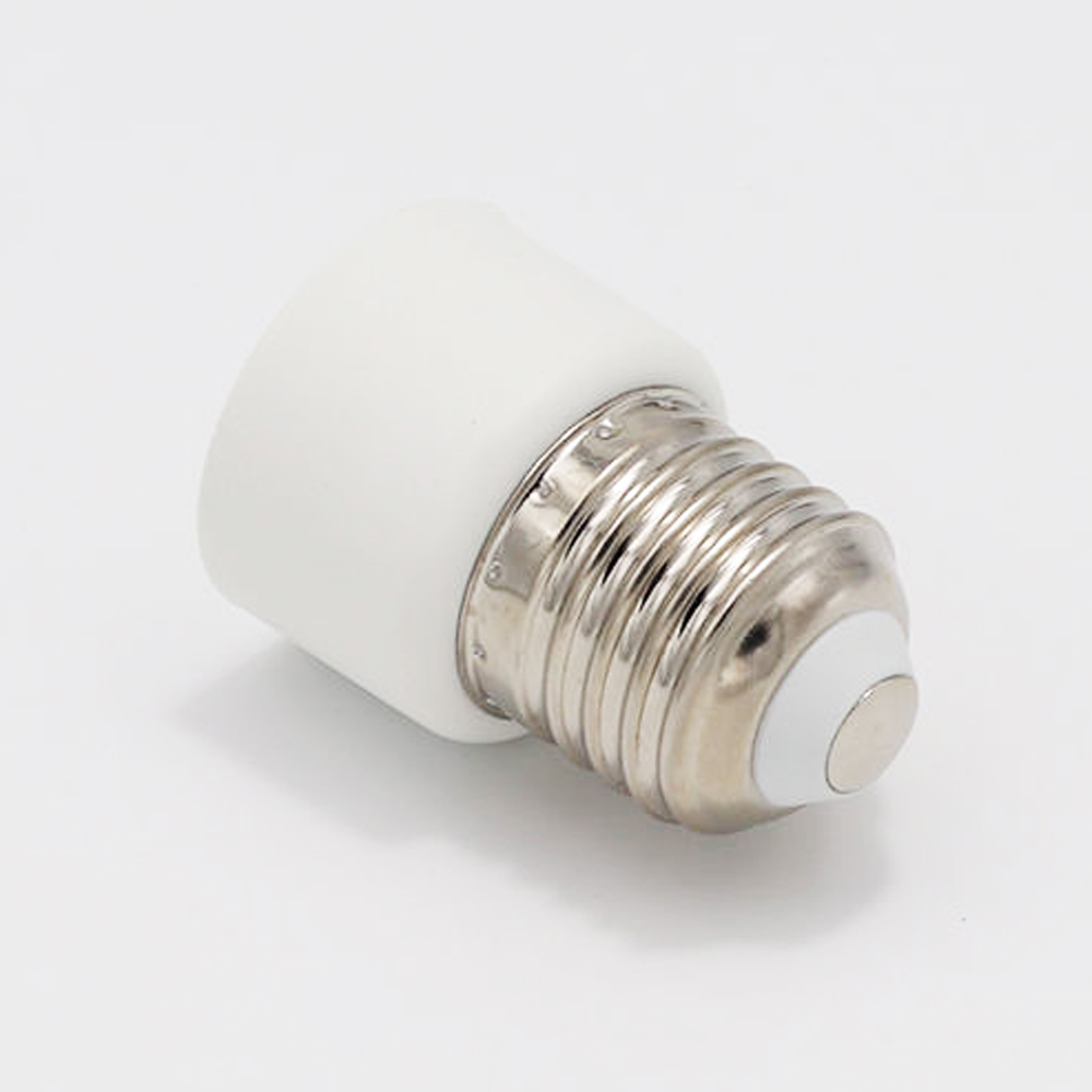 1 個 E27 から EU US コンバータランプソケットネジ LED 電球照明 E27 ヨーロッパアメリカプラグソケットライトホルダー白