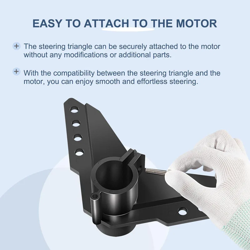Triangular de dirección NK-180S compatible con motores de kayak sin escobillas Newport, motores de pesca para kayak y otros motores auxiliares