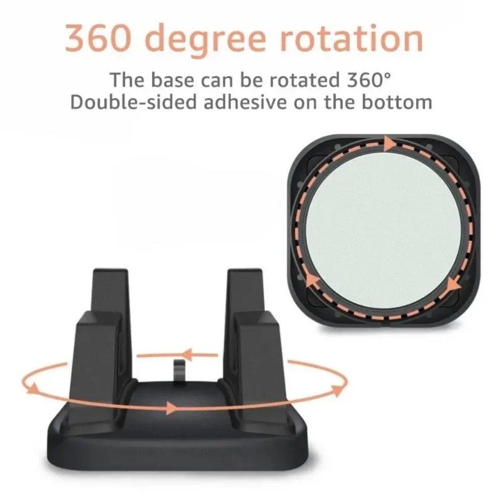 回転式車の携帯電話ホルダー、360度、ダッシュボード、接着剤、ユニバーサル、携帯電話用ホルダー、カーアクセサリー、取り付けブラケット