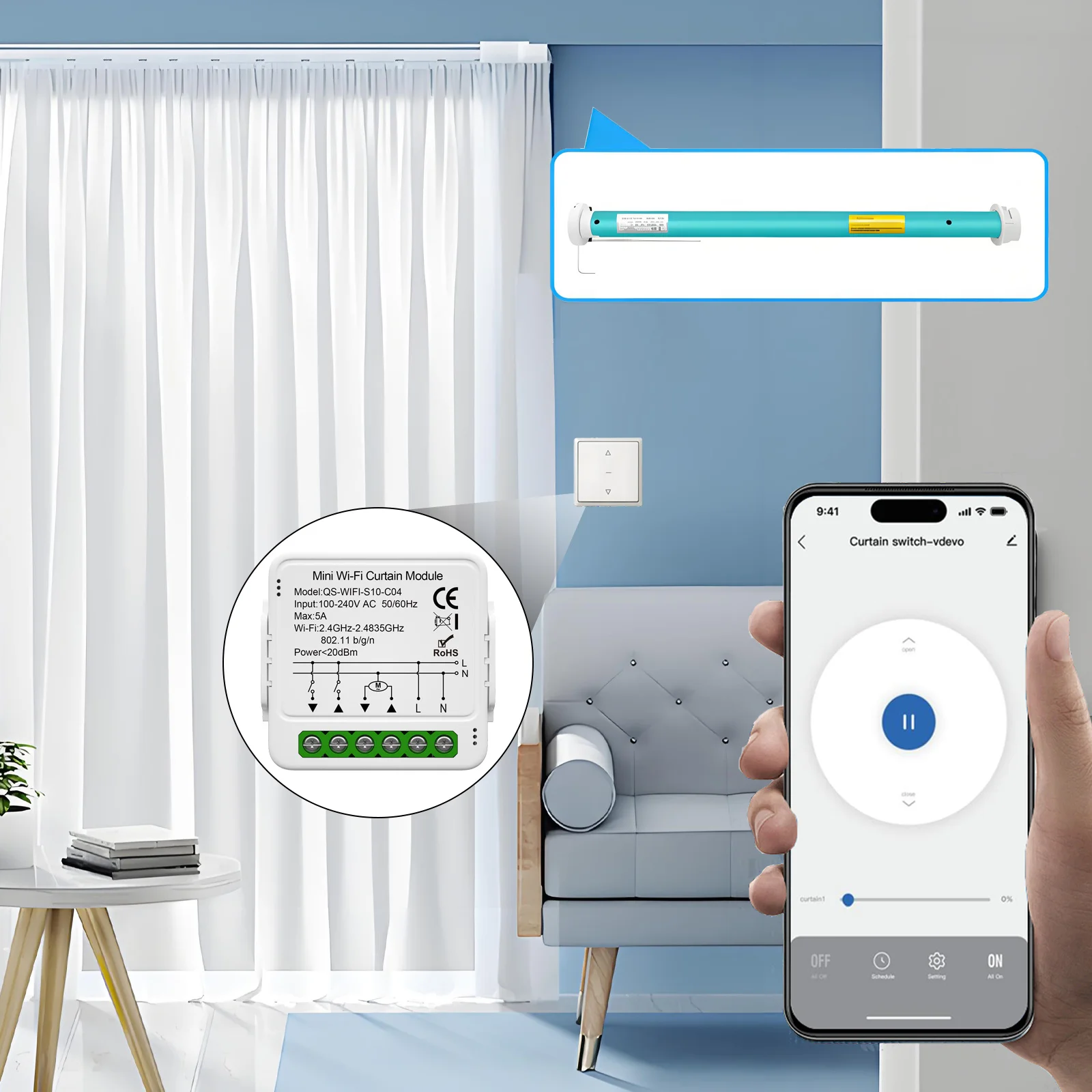 Tuya wifi zigbee módulo de interruptor de cortina inteligente para persianas rolo motor do obturador controle app trabalho com alexa google casa vida inteligente