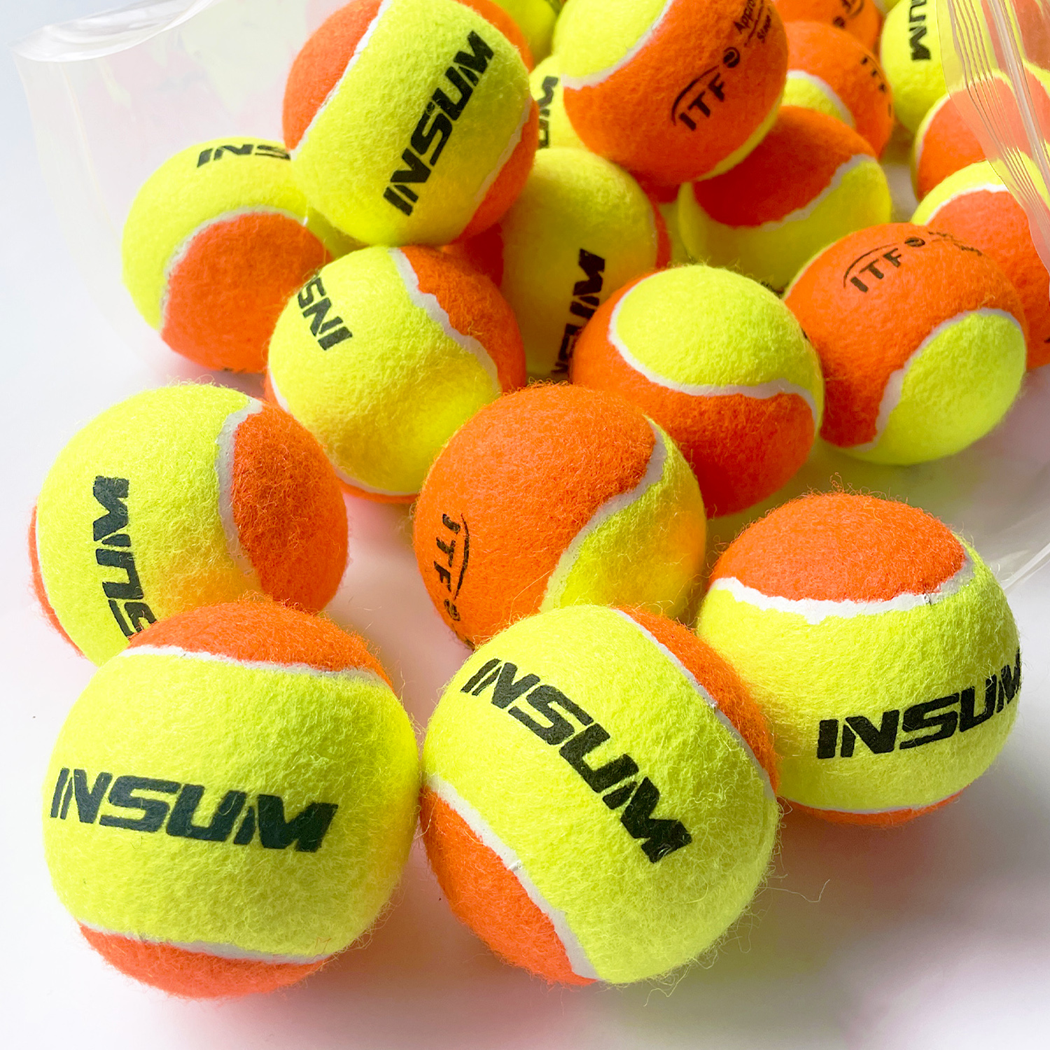 Мяч для пляжного тенниса, 2/6/16/25 шт., одобренный ITF, сценические 2 песочных мяча для пляжного тенниса, 50% низкая сжатия для начинающих, ПЭТ-собак